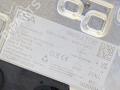 Antenne/Base CITROËN C4 III (BA_, BB_, BC_) 1.5 BlueHDi 130 (BBYHZB) | BP37750352C140 - Image 5