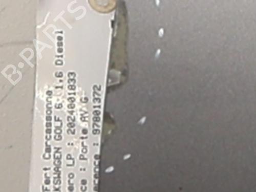 Left front door VW GOLF VI (5K1) 1.6 TDI | BP23840139C2 