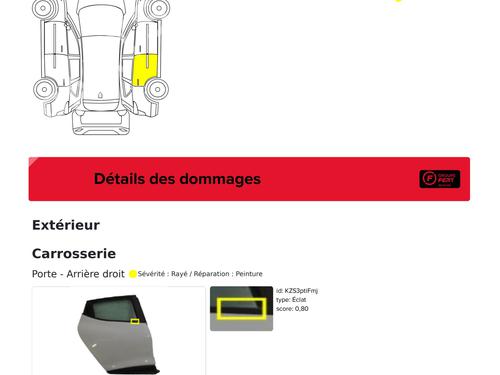 Right rear door RENAULT CLIO IV (BH_) 1.5 dCi 75 | BP29449613C5 