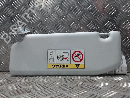 Used Right sun visor PEUGEOT 208 I (CA_, CC_) 1.0 VTi (68 hp) 23837097
