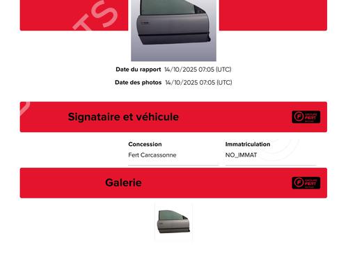 Right front door PEUGEOT 406 Coupe (8C) 3.0 V6 24V | BP29563351C3 