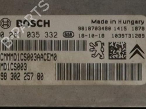 Engine control unit (ECU) CITROËN C3 III Van (SX_, SY_) BlueHDi 100 | BP31146418M57 