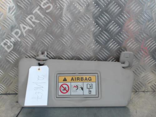 Right sun visor RENAULT CLIO IV (BH_) 1.5 dCi 90 | BP23837720I2 - Image 2