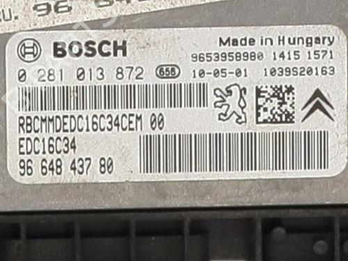 Engine control unit (ECU) CITROËN C4 I (LC_) 1.6 HDi | BP37200793M57 - Image 5