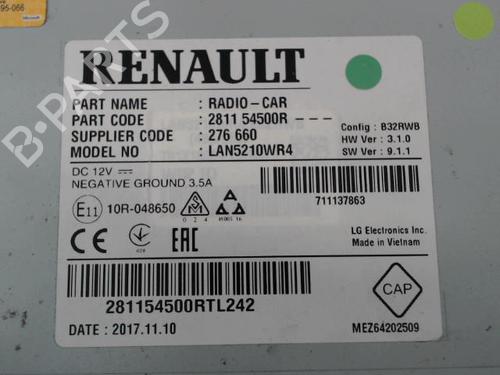 Radio RENAULT CLIO IV (BH_) 1.5 dCi 90 | BP25440977E6 