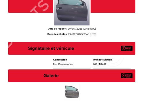 Right front door VW POLO V (6R1, 6C1) 1.6 TDI | BP29253649C3 