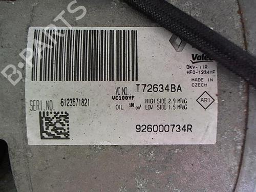AC compressor RENAULT CAPTUR I (J5_, H5_) 1.2 TCe 120 | BP23052347M34 - Image 3