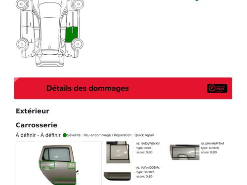 Dør højre bagtil DACIA LOGAN MCV II TCe 90 (K8M1, K8MA, K8AC) | BP31376517C5 - Image 2