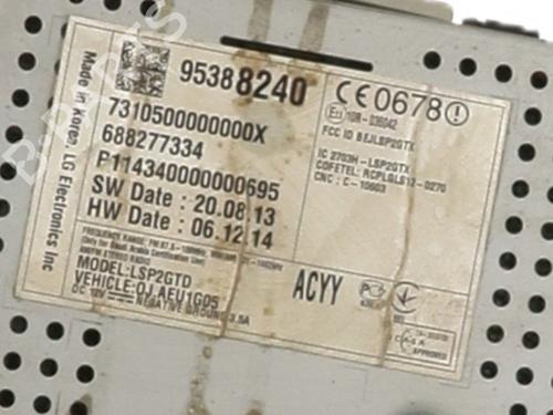 Radio OPEL ADAM (M13) 1.4 | BP32031229E6