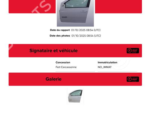 Left front door RENAULT CLIO III Grandtour (KR0/1_) 1.5 dCi (KR0G) | BP29304287C2