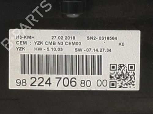 Instrument cluster CITROËN JUMPY III Van (V_) 1.6 BlueHDi 115 | BP34700606C47 - Image 3