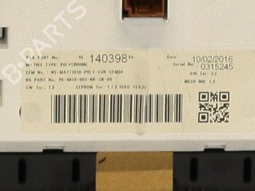 Instrument cluster CITROËN DS4 (NX_) 1.6 BlueHDi 120 | BP32304719C47