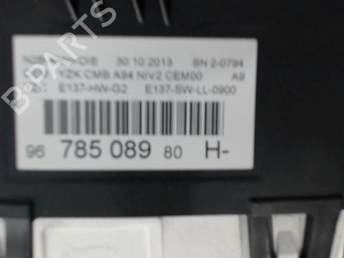 Instrument cluster PEUGEOT 2008 I (CU_) 1.6 HDi | BP27153566C47 