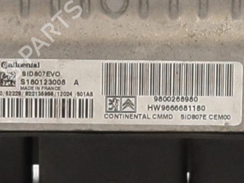 Engine control unit (ECU) PEUGEOT 208 I (CA_, CC_) 1.6 HDi | BP31582552M57 
