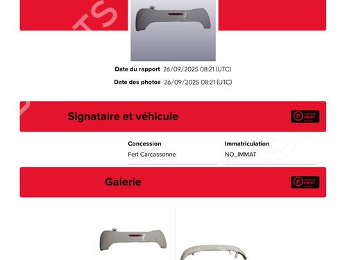 Rear bumper PEUGEOT 208 I (CA_, CC_) 1.4 HDi | BP29202967C8