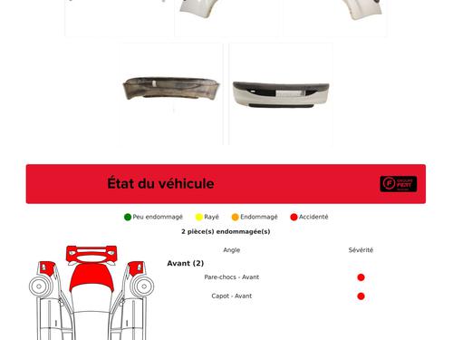 Front bumper PEUGEOT 206 SW (2E/K) 1.1 | BP27514497C7 