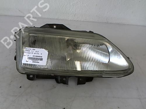 Højre forlygte RENAULT ESPACE III (JE0_) 2.2 12V TD (JE0E, JE0H, JE0P) (113 hp) 25262477