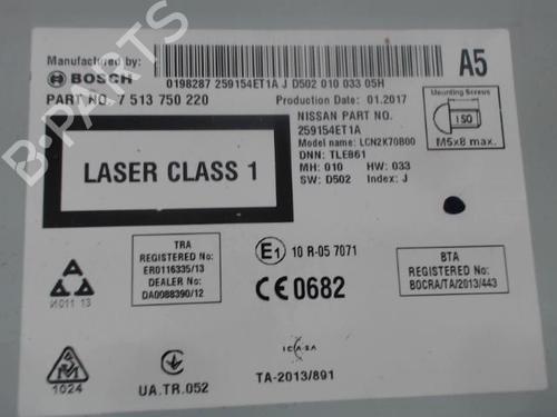 Radio NISSAN QASHQAI II (J11, J11_) 1.5 dCi | BP26434541E6 