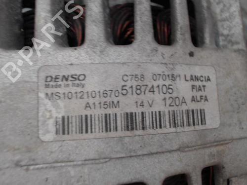 Used Alternator Alternator FIAT 500X (334_) 1.4 (334AXC1B, 334AXC11) (140 hp) 29253588 29253588