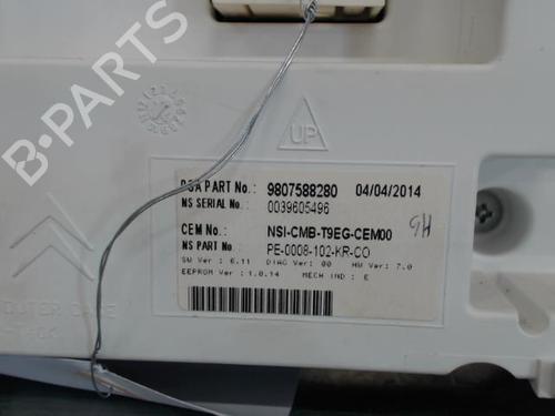 Used Instrument cluster PEUGEOT 308 II (LB_, LP_, LW_, LH_, L3_) 1.6 HDi (92 hp) 23837657