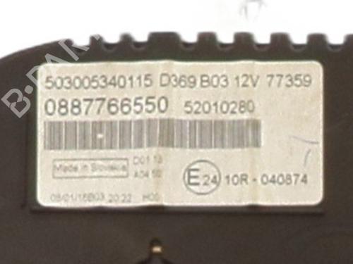 Instrument cluster FIAT PANDA (312_, 319_) 1.2 (312PXA1A) | BP31314236C47 