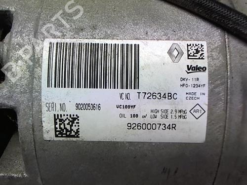 Used AC compressor AC compressor RENAULT CLIO IV (BH_) 0.9 TCe 75 (BHNP) (76 hp) 23049525 23049525