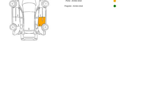 Right rear door VW POLO (9N_, 9A_) 1.4 TDI | BP27816760C5 