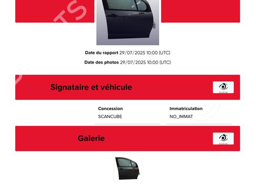 Right front door CITROËN C3 II (SC_) 1.4 HDi 70 (SC8HZC, SC8HR0, SC8HP4) | BP27674232C3