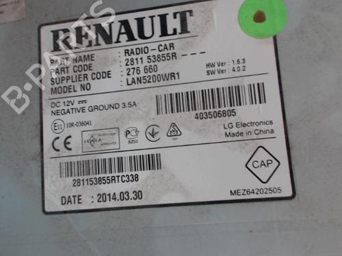 Radio DACIA SANDERO II TCe 90 (B8M1, B8MA, B8AC) | BP25748411E6 