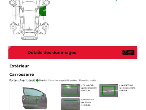 Right front door VW POLO V (6R1, 6C1) 1.6 TDI | BP29253649C3 
