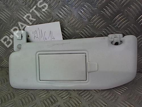 Used Left sun visor PEUGEOT 208 I (CA_, CC_) 1.2 VTI 82 (82 hp) 23049731