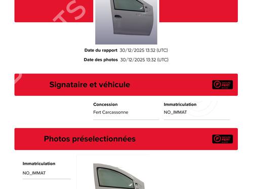 Right front door DACIA SANDERO II TCe 90 (B8M1, B8MA, B8AC) | BP31191594C3