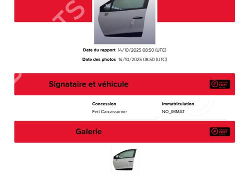 Left front door RENAULT CLIO IV (BH_) 1.5 dCi 75 | BP29563345C2 