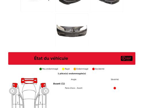 Front bumper RENAULT LAGUNA II Grandtour (KG0/1_) 1.9 dCi | BP29253597C7 