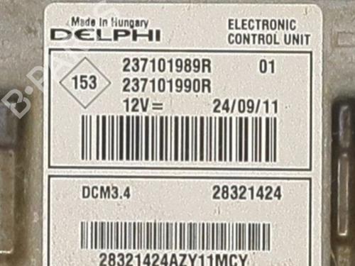 Engine control unit (ECU) RENAULT MODUS / GRAND MODUS (F/JP0_) 1.5 dCi 90 | BP36394301M57 - Image 4