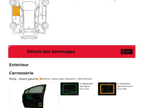 Left front door PEUGEOT 5008 (0U_, 0E_) 1.6 HDi | BP31146415C2 