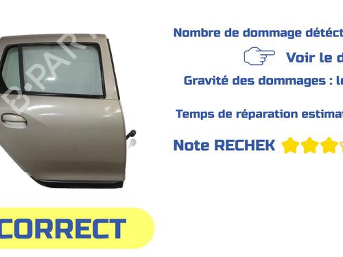 Dør højre bagtil DACIA LOGAN MCV II TCe 90 (K8M1, K8MA, K8AC) | BP31376517C5 