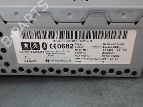 Radio PEUGEOT 308 I (4A_, 4C_) 1.6 HDi | BP29124244E6 