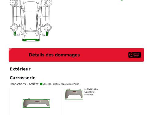 Rear bumper PEUGEOT 208 I (CA_, CC_) 1.4 HDi | BP29202967C8