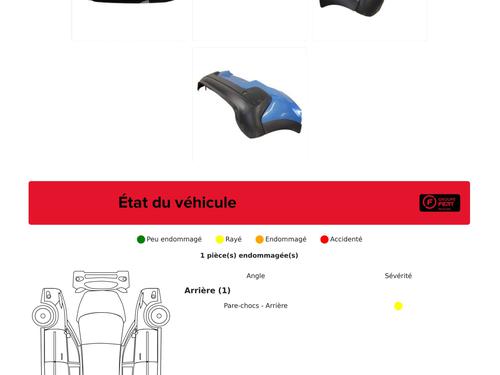 Rear bumper CITROËN C3 III (SX) 1.6 BlueHDi 75 | BP27883227C8 