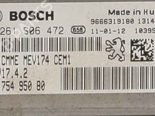 Engine control unit (ECU) CITROËN C4 II (NC_) 1.6 VTi 120 (NC5FS0, NC5FS9) | BP32304691M57  - Image 7