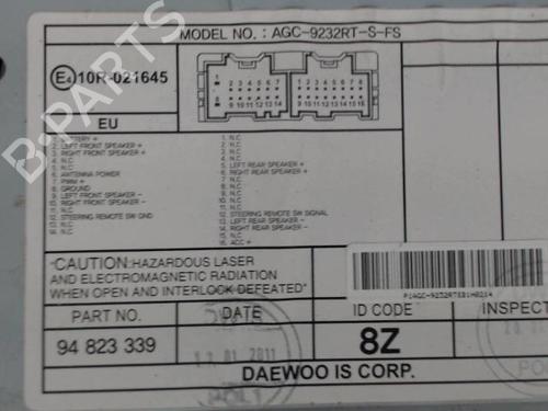 Used Radio Radio CHEVROLET AVEO / KALOS Hatchback (T250, T255) 1.4 (101 hp) 26393886 26393886