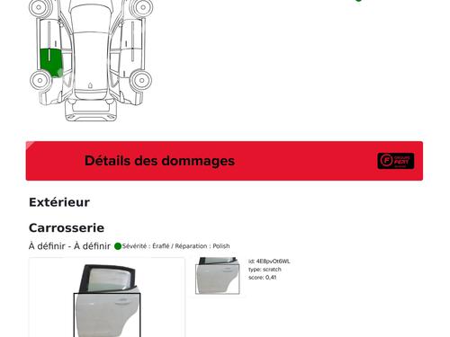 Left rear door CITROËN C3 III (SX) 1.2 PureTech 82 | BP28451575C4
