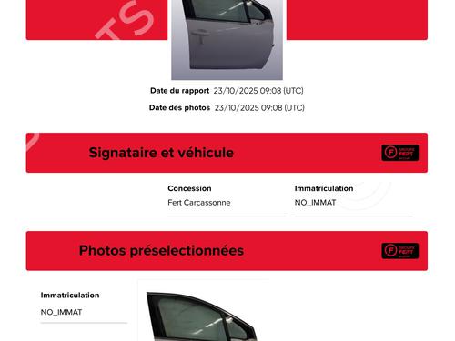Right front door PEUGEOT 208 I (CA_, CC_) 1.6 HDi / BlueHDi 75 | BP29836947C3