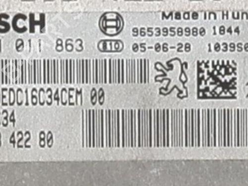 engine-control-unit-ecu-peugeot-307-3ac-2000-2001-2002-2003-2004-2005-2006-2007-2008-2009-2010-2011-2012-37246695 main image