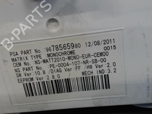 Instrument cluster PEUGEOT 508 I (8D_) 1.6 HDi | BP25249177C47 