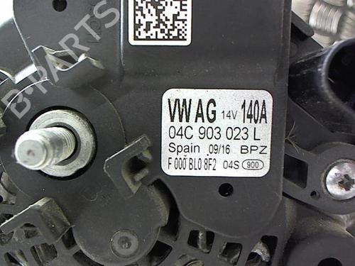 Alternator VW POLO V (6R1, 6C1) 1.2 TSI 16V | BP23049655M7 