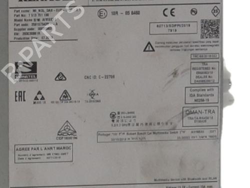 Radio RENAULT CLIO V (B7_) 1.0 TCe 100 (B7MT) | BP40498765E6 - Image 3
