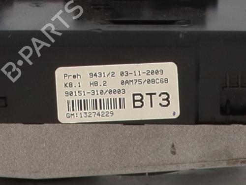 AC Styreenhet / Manøvreringsenhet OPEL ZAFIRA / ZAFIRA FAMILY B (A05) 1.7 CDTI (M75) | BP29836897I5
