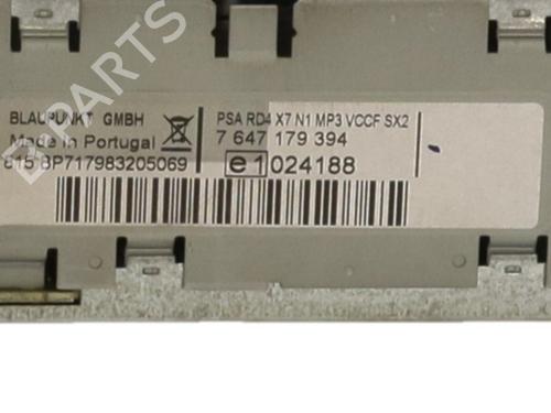 Radio PEUGEOT PARTNER Tepee | BP36322787E6 - Image 3